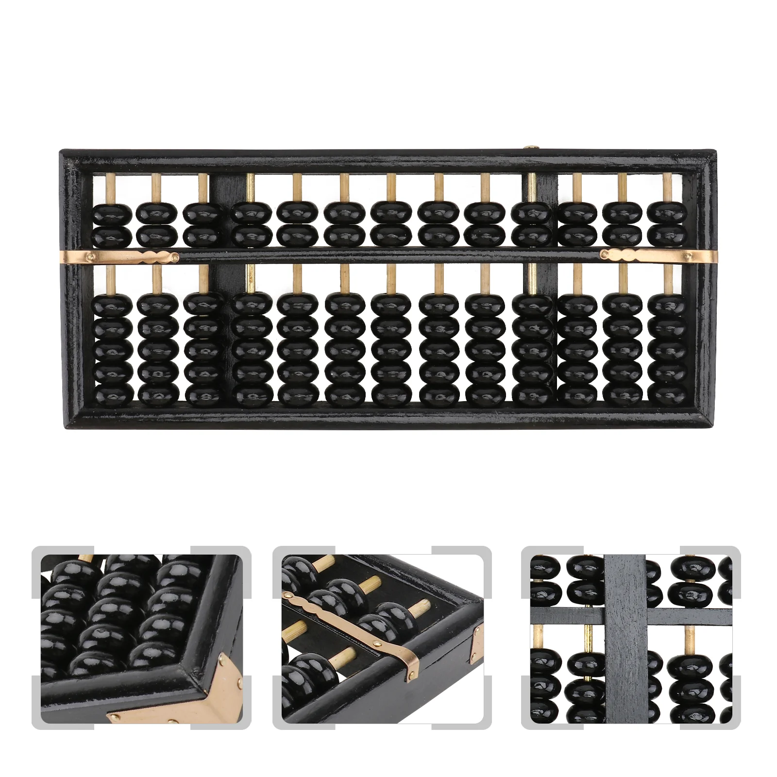 

Universal Microphone Abacus Detail Bead Arithmetic Wooden Math Leaning Tool Preschool Blue Lapel