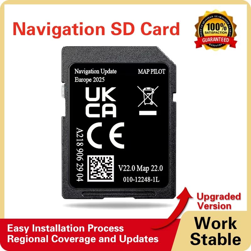 32GB Full Version for Mercedes CLA from 2014 Car Navigation Europe SD Card A218 V22 Sat Navi Update Maps UK EU
