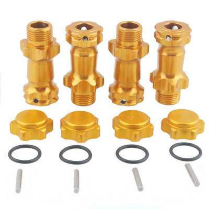 1:8 extended coupling 17mm coupling for off-road modification with a large foot, the length is 30mm. One vehicle part: 89108