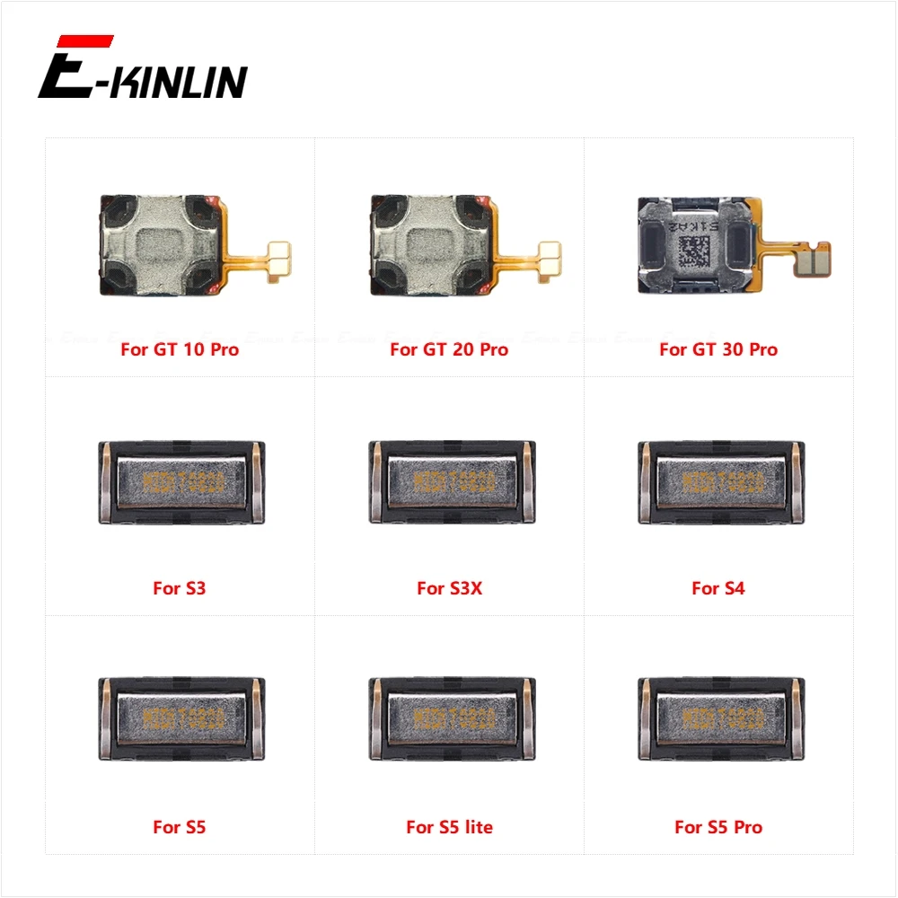 Earpiece Receiver Front Top Ear Speaker Flex Cable Repair Parts For infinix GT 10 Pro 20 30 S3 S3X S4 S5 lite