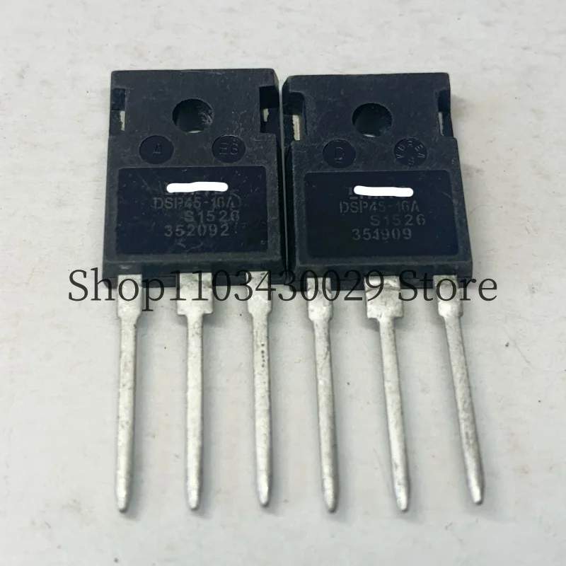 10Pcs New Original DSP45-16A DSP45-16 TO-247 45A 1600V Fast Recovery Diode