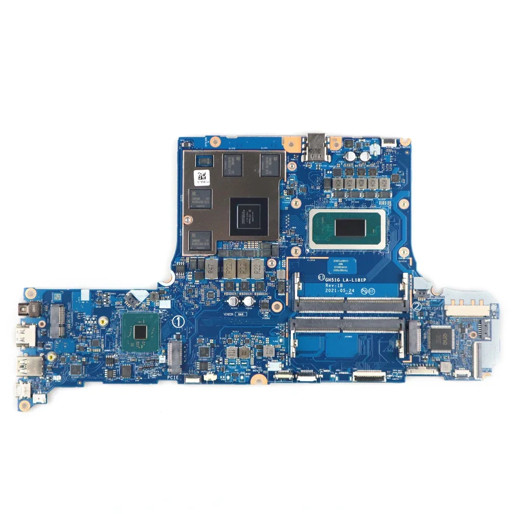 LA-L181P For Acer Nitro 5 AN517-54 Laptop Motherboard With  i5-11400H i7-11800H Motherboard with processor