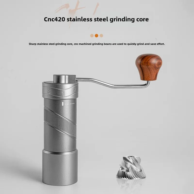 مطحنة يدوية قابلة للتعديل الخارجي باستخدام الحاسب الآلي مطحنة القهوة اليدوية