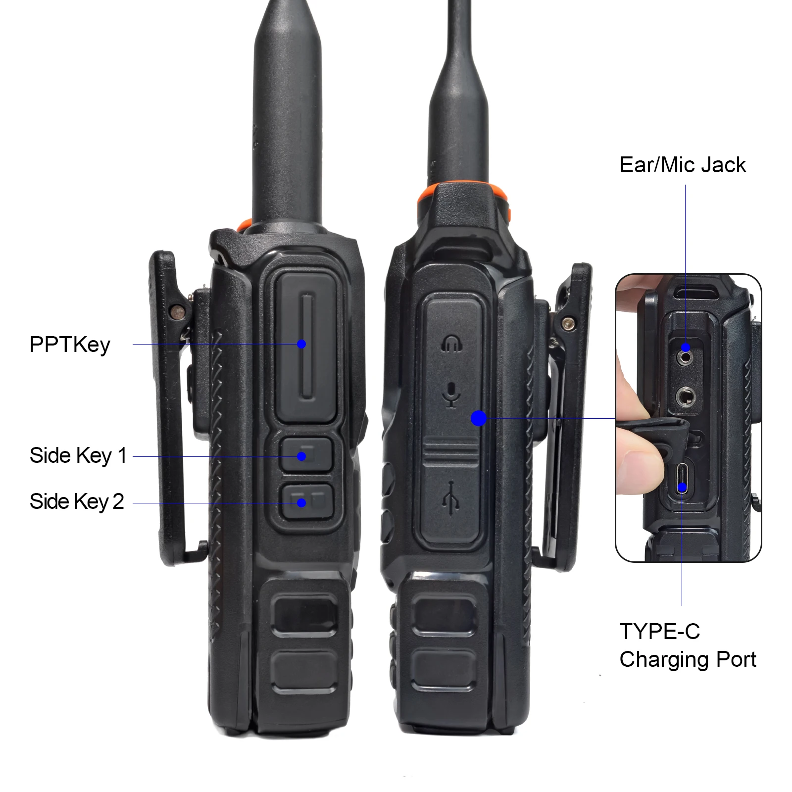 2 шт. Quansheng UVK5 двухдиапазонный радиоприемник диапазона AM DTMF скремблер FM любительский двухсторонний радиоприемник с оповещением о погоде NOAA Type C зарядка