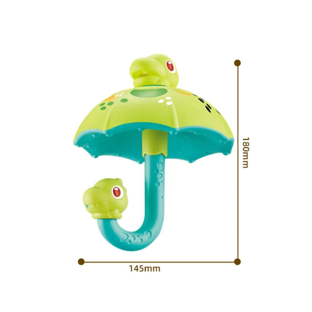 Novelty Handheld Baby Bath Toy Dinosaur Umbrella with Turnable Spray Water Tub Toy Water Sprinkler For Kids Gifts