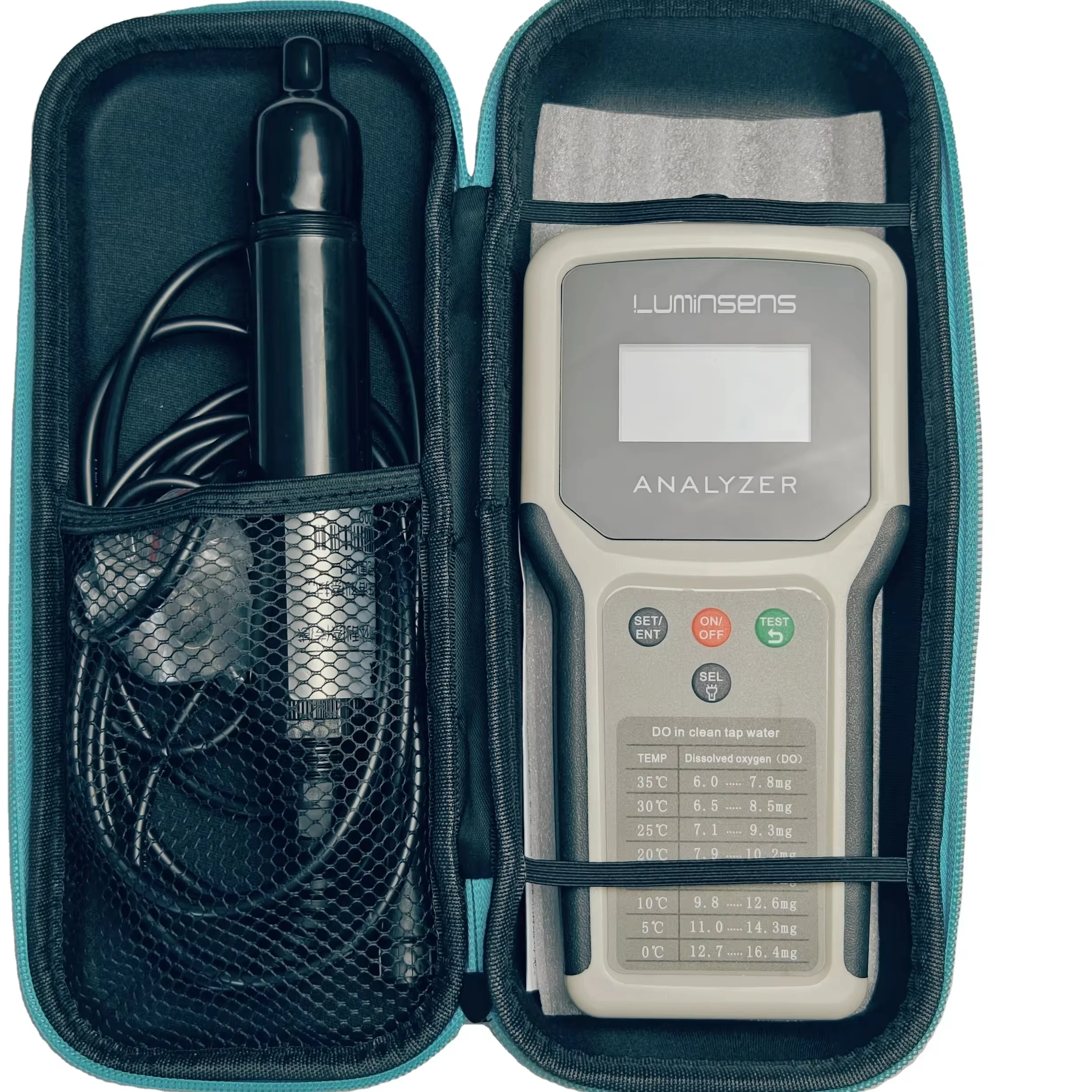 Hot selling portable handheld dissolved oxygen sensor analyzer for water treatment