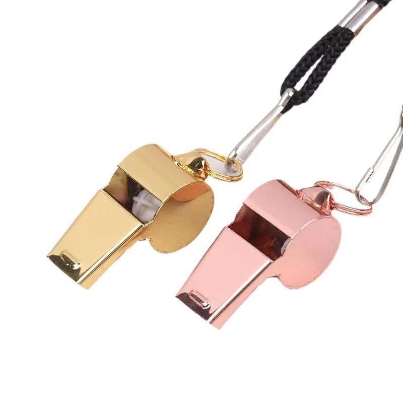 عالية ديسيبل المحمولة الإنقاذ إشارة صفارات في الهواء الطلق صفارة إنقاذ قلادة المفاتيح أداة تخييم متعددة الوظائف صافرة #4