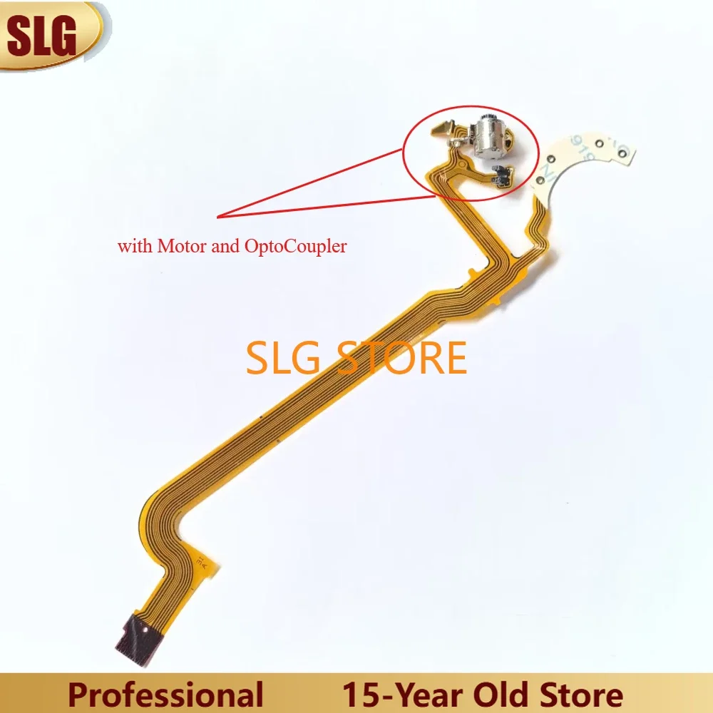 New Lens Aperture Flex Cable For Canon EF-S 18-55 mm 18-55mm F3.5-5.6 IS Type B Generation II III with Motor and OptoCoupler