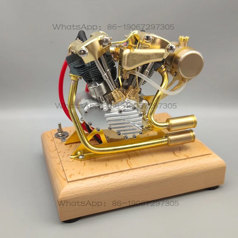 V2 Engine Model Four-stroke Locomotive Engine