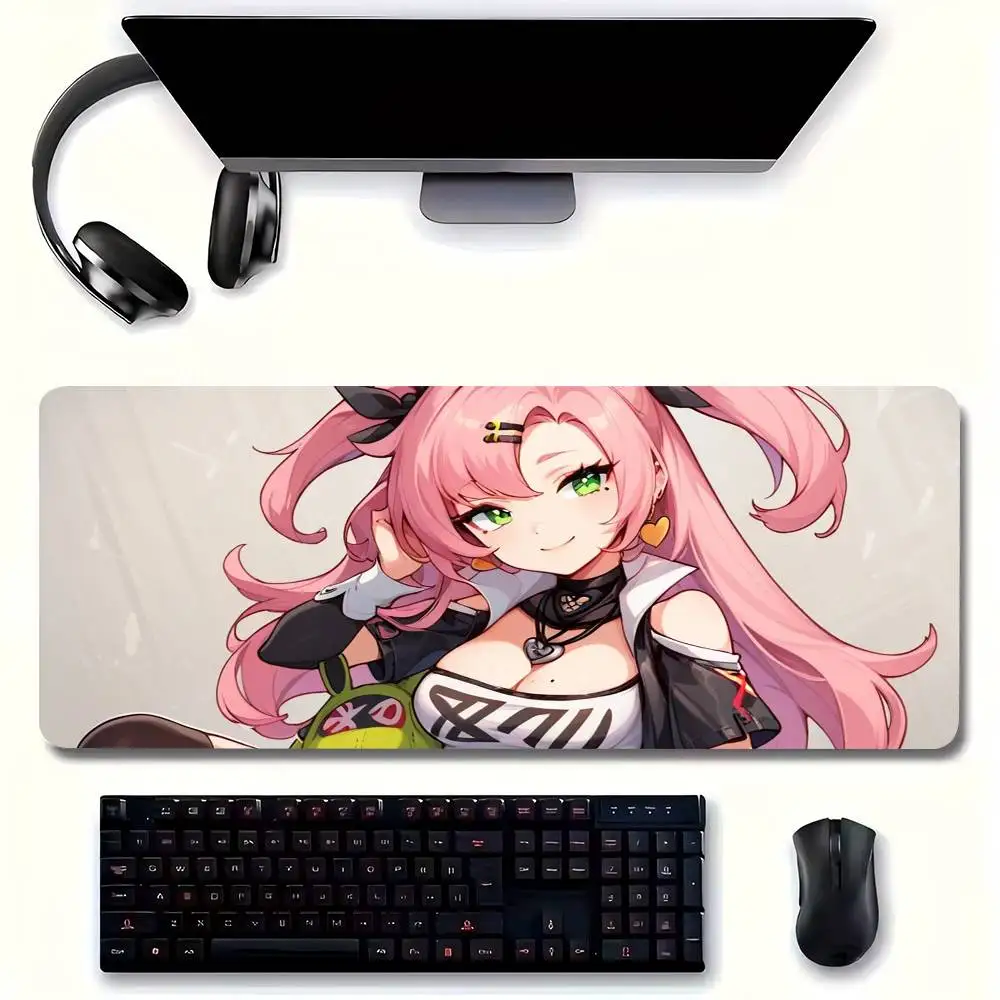 Nicole Game Zenless Zone Zero Mousepad Non-slip Suitable For Office Computers Laptops E-sports Game Desk Mats XXL Keyboard