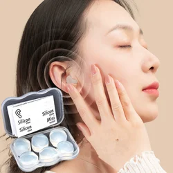 6/12pcs Ear Plugs For Sleeping Swimming Soft Reusable Moldable Silicone Earplugs Noise Cancelling Earplug Sound Blocking EarPlug