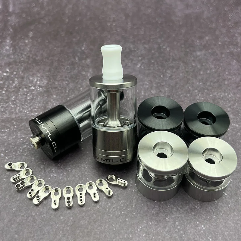 

Dvarw MTL CL RTA Tank Atomizer 22mm 316SS Single Coil Rebuildable Tank with 11pcs AFC insert VS Dvarw MTL FL