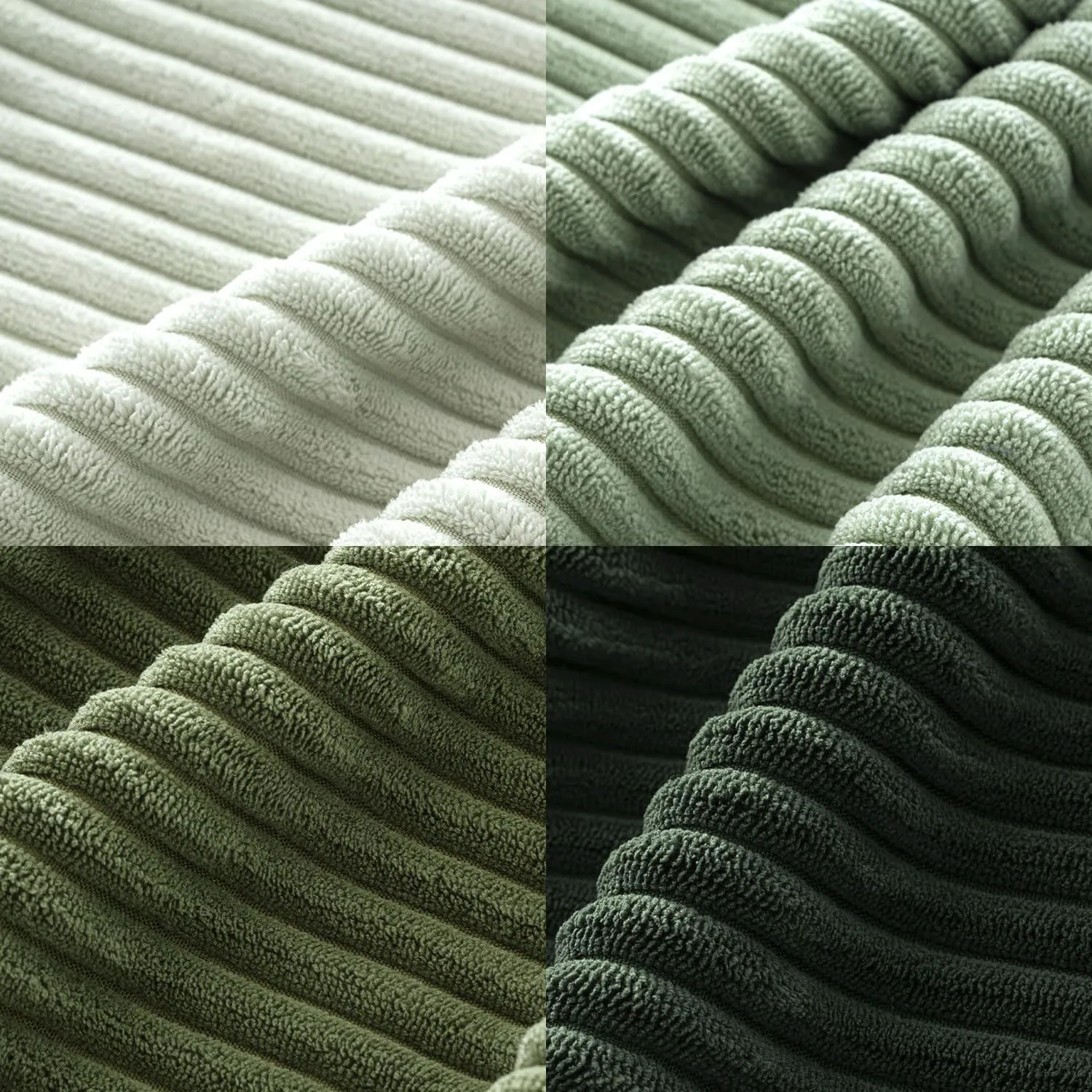 4 Stück Boho-Farmhouse-Kissenbezüge, moderne nordische Kissenhüllen aus weichem Cord (Kissenbezüge ohne Füllungen) – Detail 26