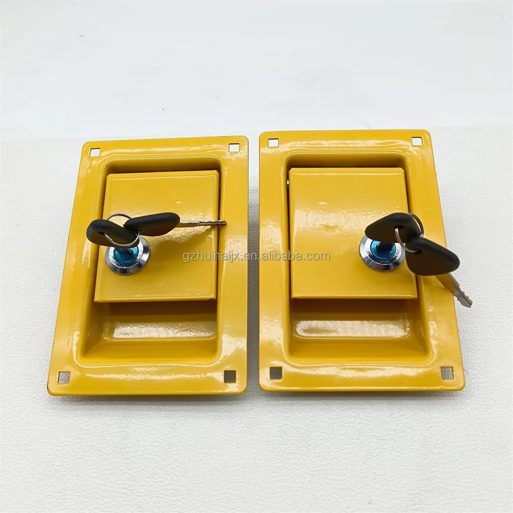 

Right side Door Latch lock panel lock 14508850 Cab Side door Handle For EC160B excavator parts 14508850 Side Door Lock