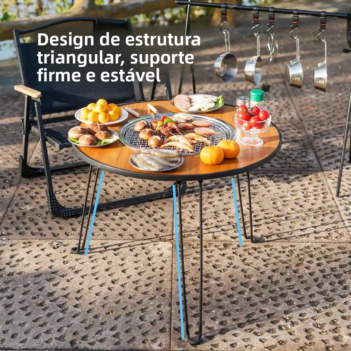 table-pliante-portable-pour-barbecue-camera-d'exterieur-construction-en-t-cuisine-sauvage-ensemble-complet-de-bois-charbon-de-bois-feu-de-rotissage-d'hiver