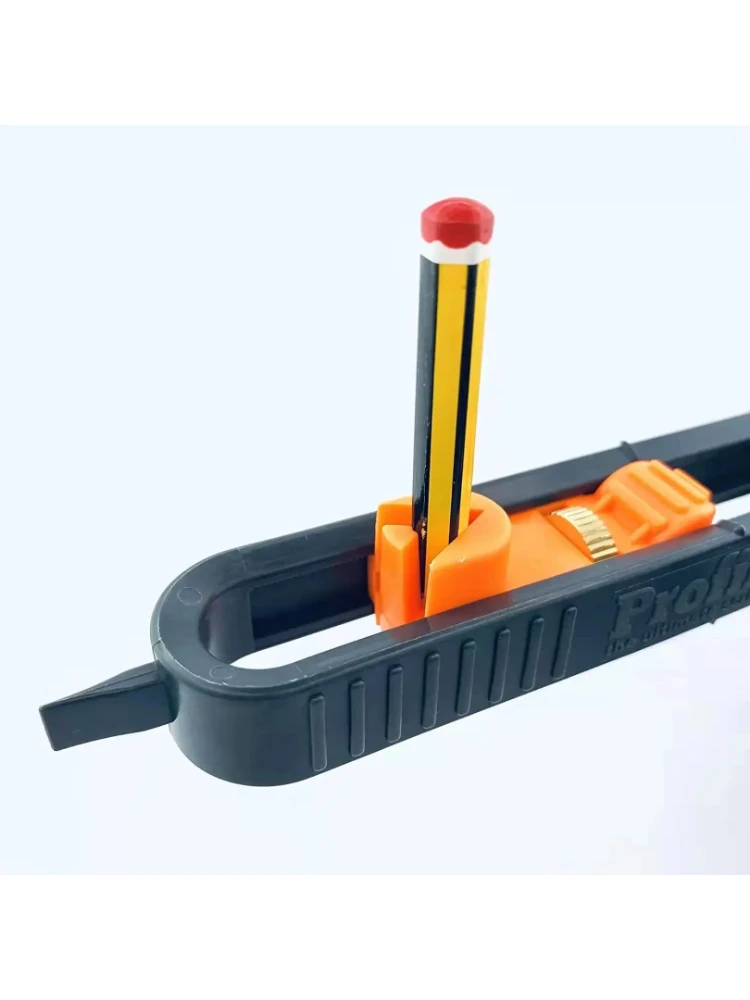 Règle de traçage de profil, jauge de Contour irrégulière avec serrure, verrouillage réglable, jauge de mesure précise pour le travail du bois, outil de mesure