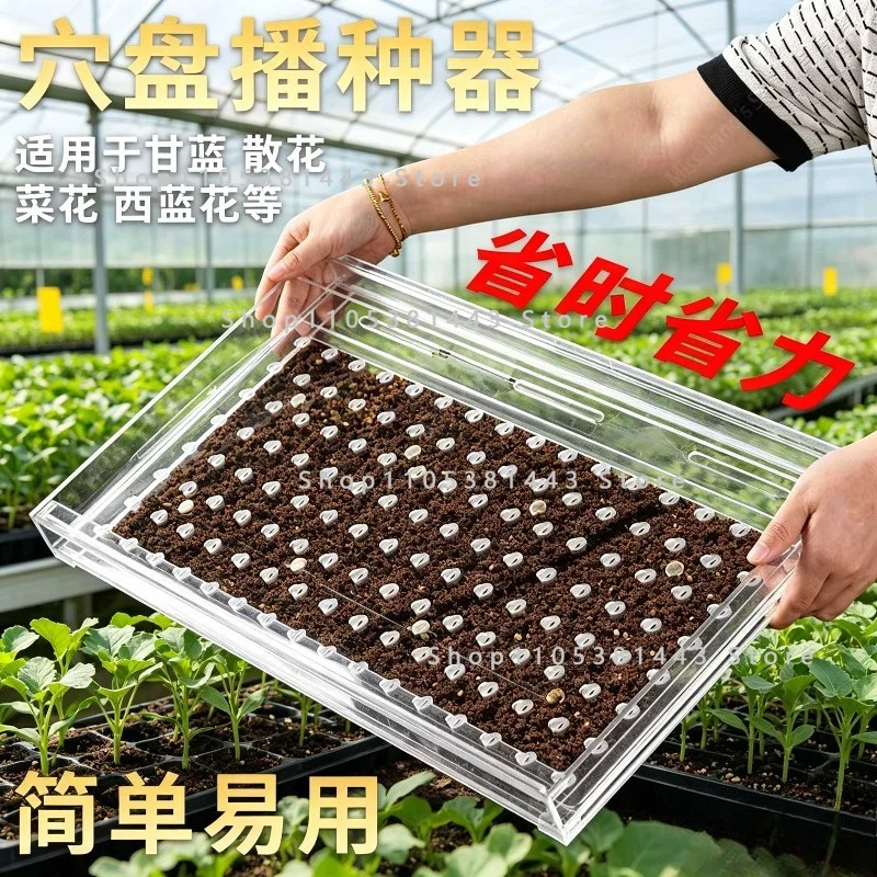 Vegetable Fruit Herb Customizable Wholesale Manual Seed Tray Dibber Planter Sowing Tool