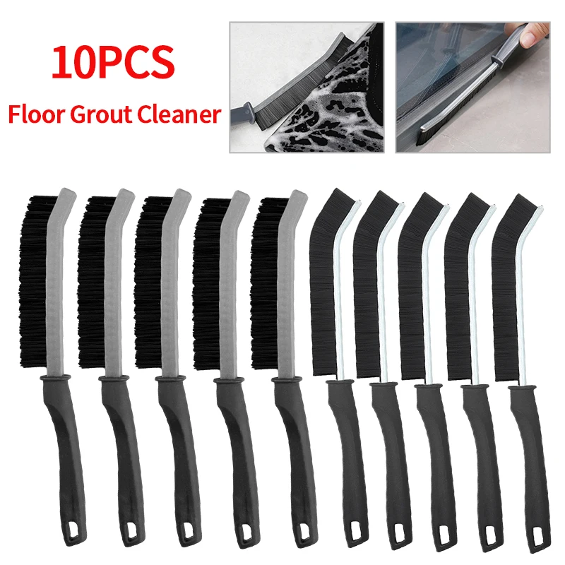 1/2/3/4/5/6/8/10pcs  Hard-Bristled Crevice Cleaning Brush Kitchen Tile Dead End Bristle Cleaning Brush Gap Grout Scrub Cleaner