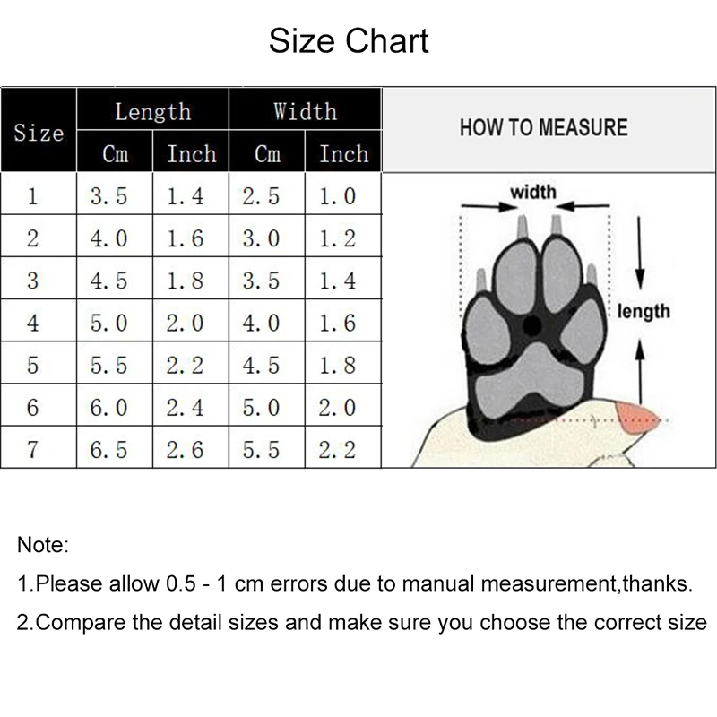 4pcs/set Waterproof Winter Pet Dog Shoes Anti-slip Rain Snow Boots Footwear Thick Warm for Small Cats Puppy Dogs Socks Booties