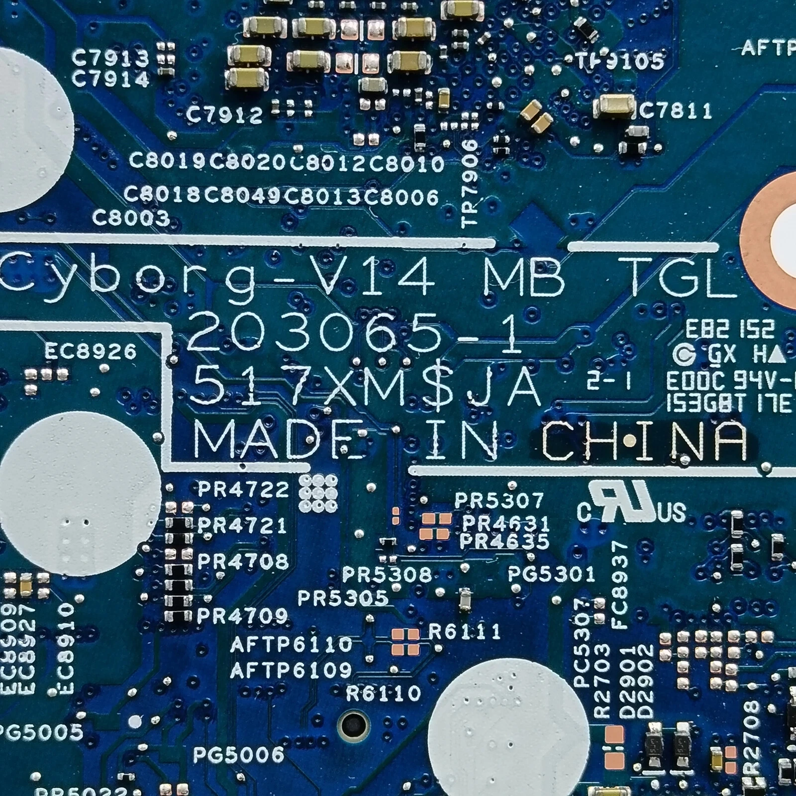 

0TJX1R для материнской платы Vostro 5410 5510 203065-1 i5-11300H MX450 2 ГБ
