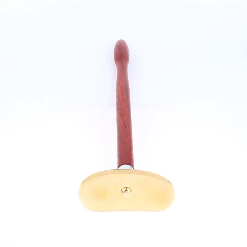 Gua-Sha-Tool aus Holz und Messing – Natürliche Massage für Gesicht/Körper, Lymphdrainage, Hautpflege & Schmerzlinderung – Detail 8