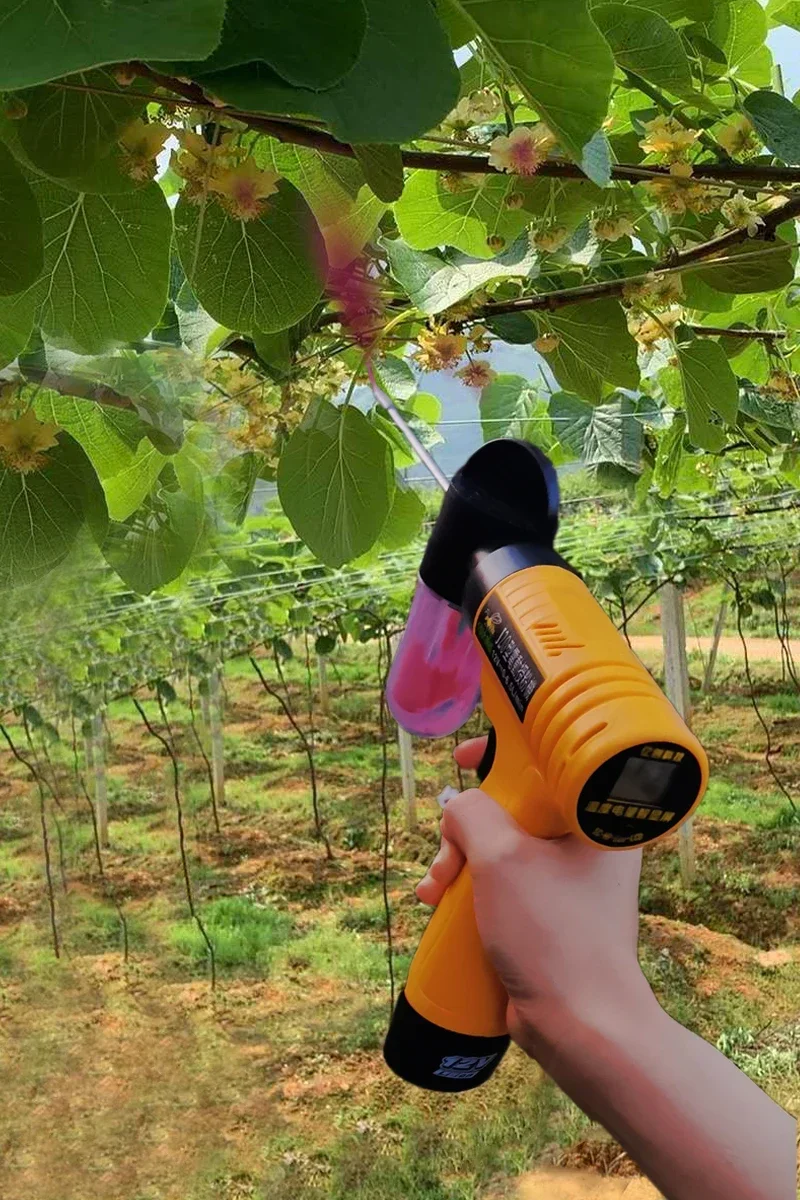 Electric pollinator, pollinator, kiwifruit pollen, apple, pear, and peach pollination gun, point flower pollination tool