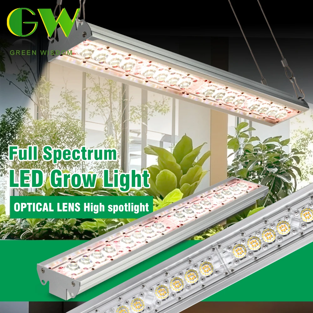 🌴Optical Lens High Spotlight 80W 160W AC85-265V SMD2835 Chip Full Spectrum IP65 Waterproof with Wire and Switch LED Grow Light