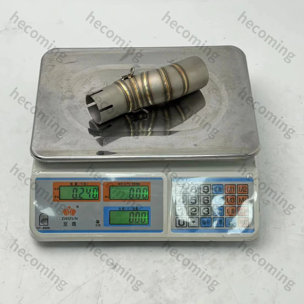 Exhaust Mid Link Pipe Slip on For CF-Moto 450SR 450SS 450NK 450MT Middle Link Pipe Fits 51mm Muffler Modify