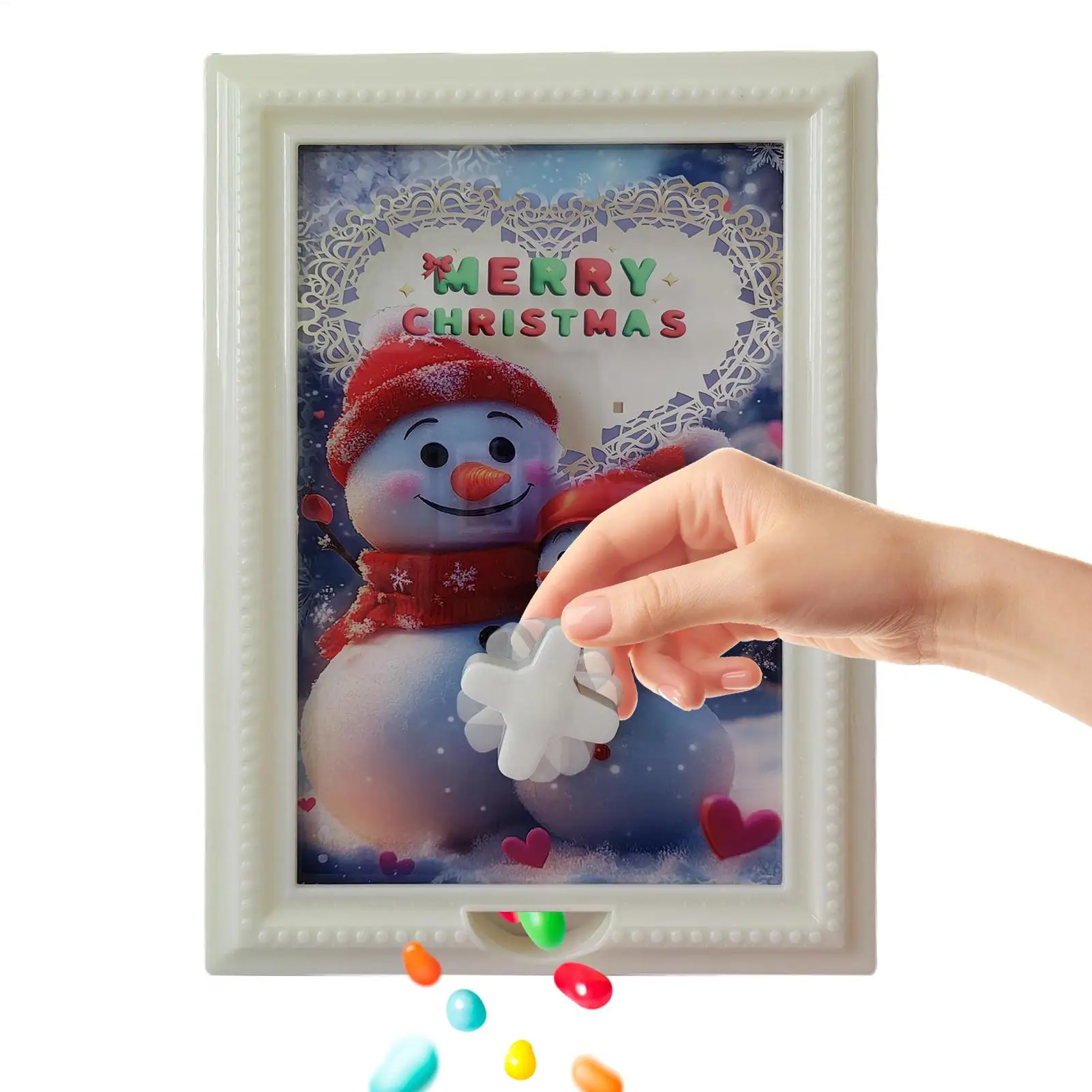 

Рамка-диспенсер для конфет, настенный домашний декор, удобный диспенсер для конфет с быстрым распределением для детей, девочек, детей на день рождения