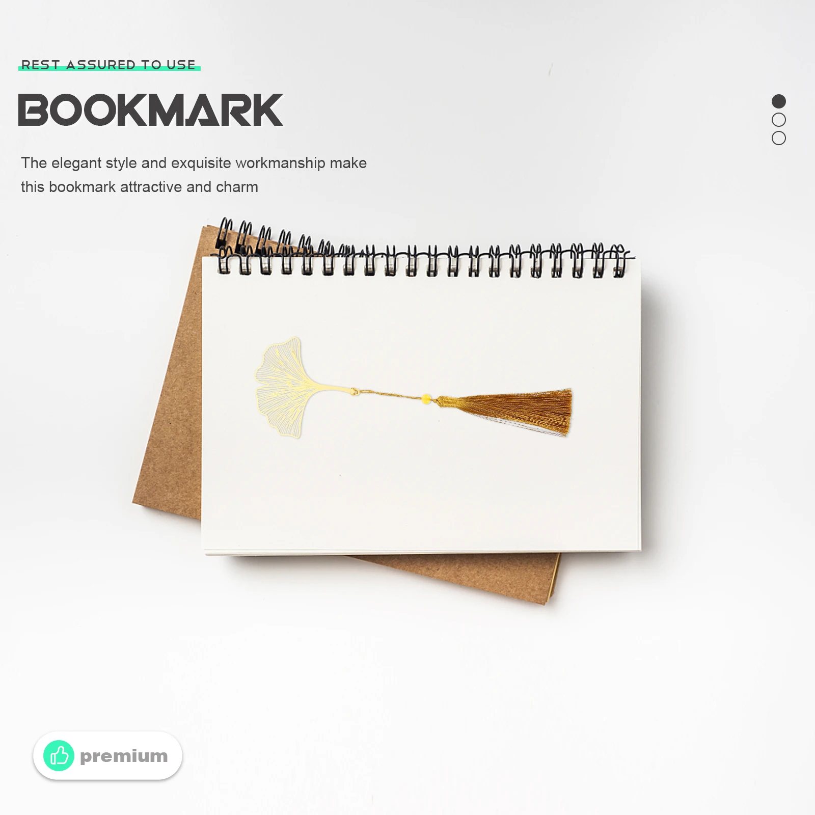 

2Pcs Metal Bookmarks Hollow Leaf Design Decorative Page Markers for Home Office Library Reading Students Exquisite Creative