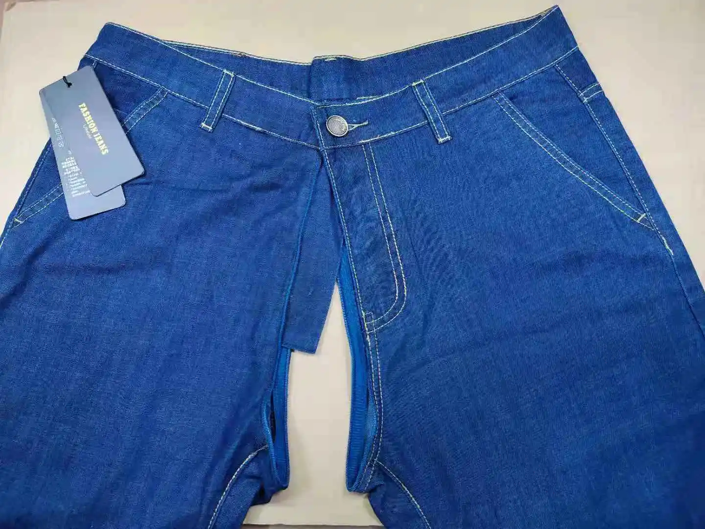 Pantalones cortos vaqueros abiertos de cintura alta para mujer, edición coreana de verano, holgados, versátiles, ajustados, elásticos, talla grande