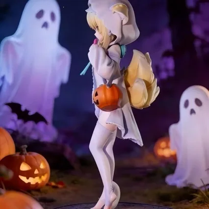 Neue 20cm Suzuran Arknights Halloween 1/6 Mädchen Anime PVC Actionfigur Spiel-Actionfiguren Sammlerstück Modellpuppe
