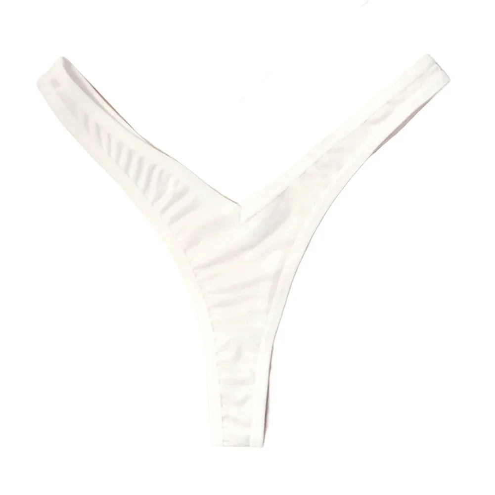 Frauen Sexy V Taille Sexy Sport Thongs G-string Atmungsaktive Höschen Niedrige Taille Unterwäsche Knicker T Hosen Elastische Bikini Unterhose – Detail 4