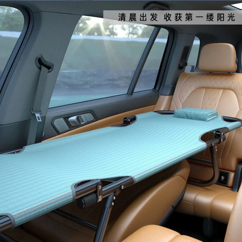 Car change bed non inflatable cushion universal car rear seat wooden folding travel bed co pilot divine weapon sleeping sedan