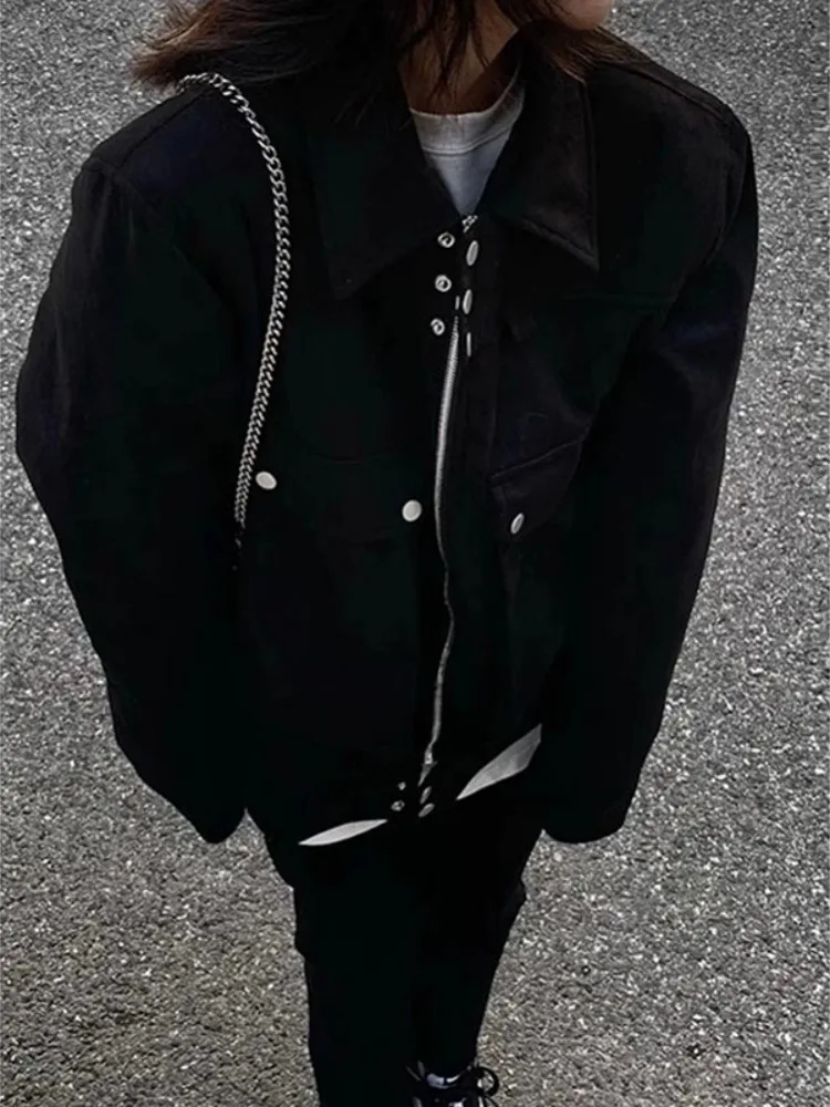 

Kahate Detroit Мужская винтажная осенняя верхняя одежда Jaet Thi с подкладкой в американском стиле, повседневная модная полиэстеровая молния