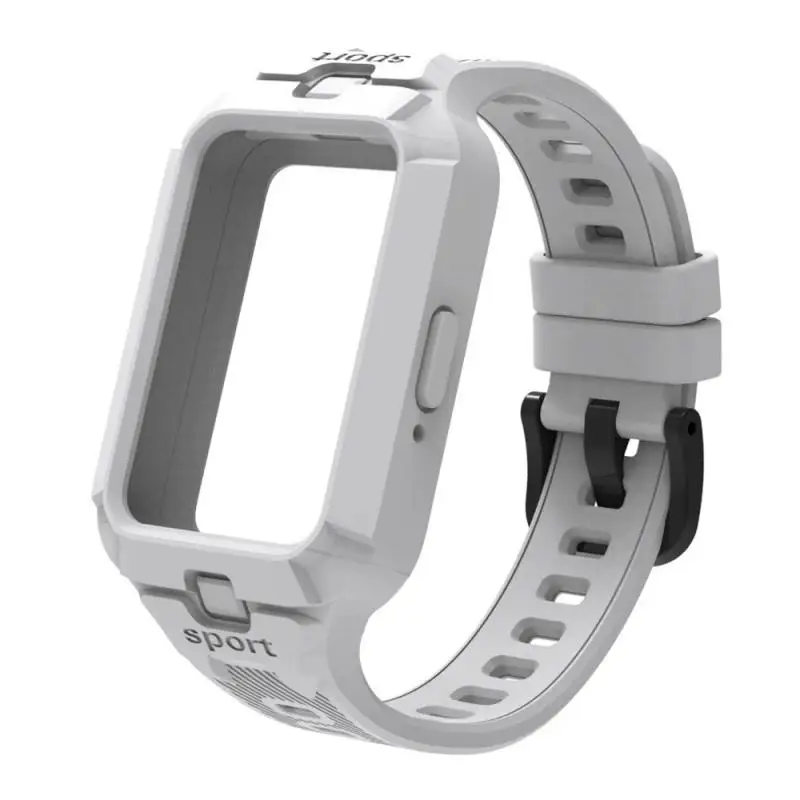 2-in-1 Silikonarmband + Hülle für Samsung Galaxy Fit 3 Smartwatch, Ersatz-Sportarmband Correa für Samsung Fit 3 Armband – Detail 8