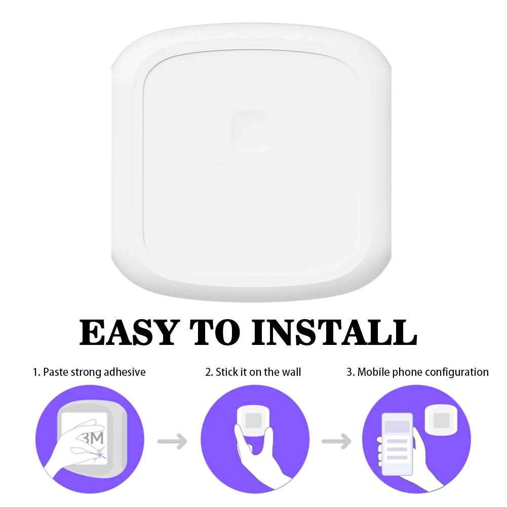 مستشعر درجة الحرارة والرطوبة الذكي الصغير، موازين الحرارة الداخلية الأتمتة الذكية لمحطة الطقس
