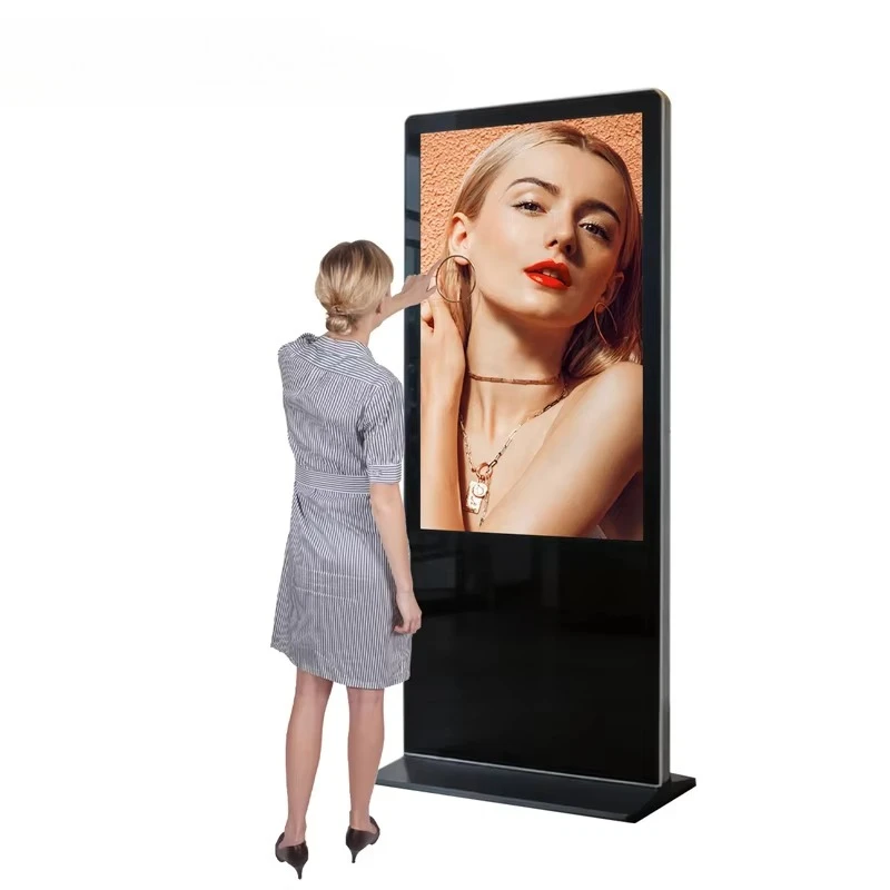 

50-Inch Floor-Standing Android Video Totem Touch Screen Digital Signage Display Kiosk LCD Advertising Player For Shopping Malls