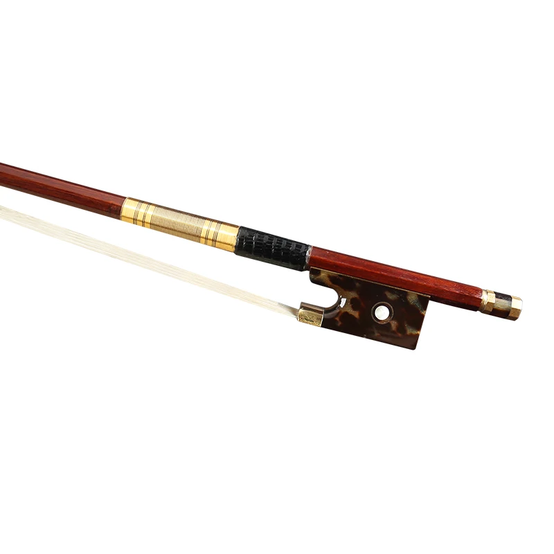 G151 Professional Handmade Brazil Wood Round Violin Bow 4/4  Performance Grade Scarce Wood