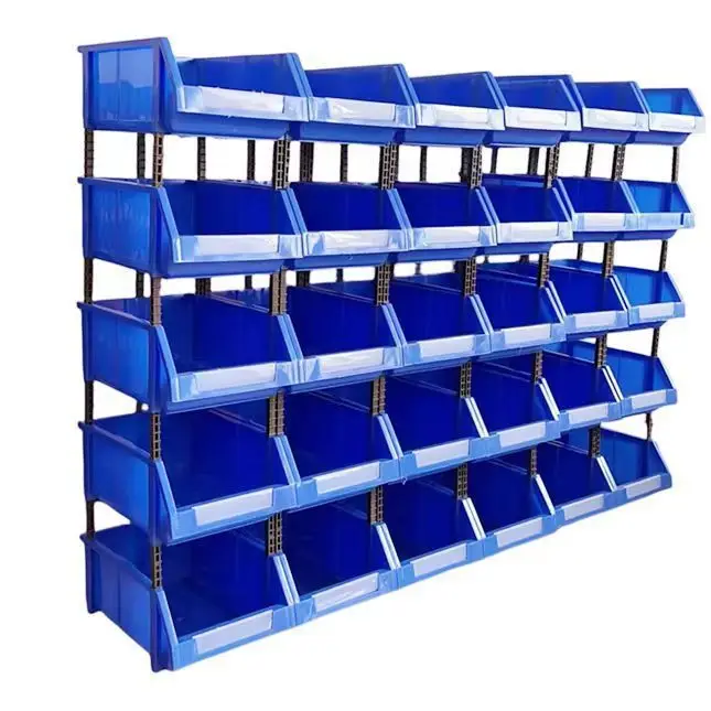 Plastic combined parts box Material  Component Screw box Classification Oblique plastic box shelf