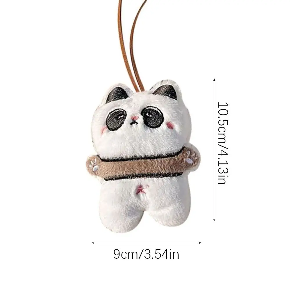 سلسلة مفاتيح علامة اسم قطيفة ، حلقة مفاتيح كرتونية مع زخارف حقيبة صرير ، حلية سيارة ، جودة عالية