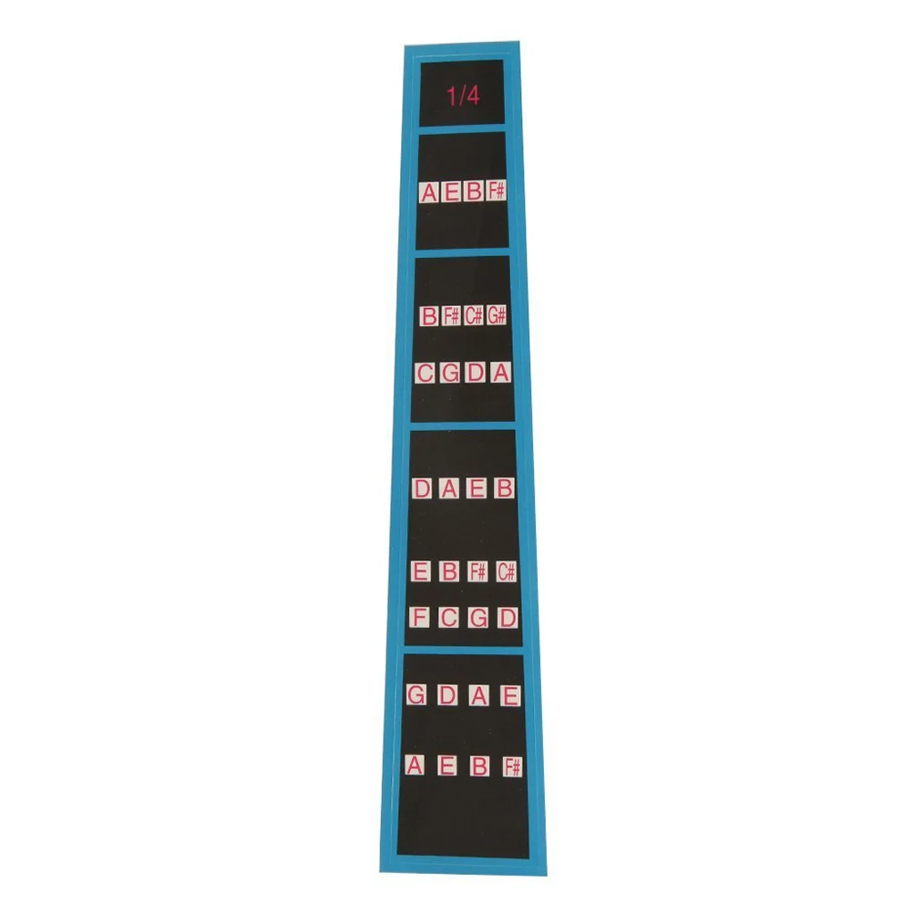 

Violin Fingerboard Stickers Durable Adhesive Easy Removed Beginner Guide Tabs Label for Kids Adults Mini Fret Indicator