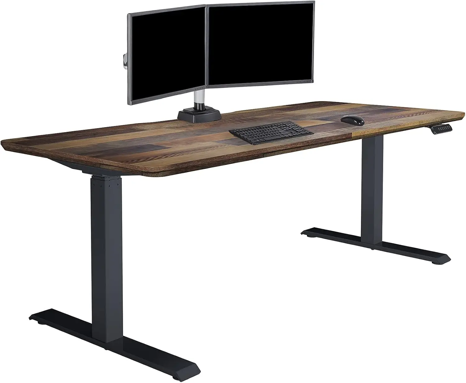 Electric Standing Desk - Varidesk Height Adjustable Sit/Stand Desk - Dual Motor with Memory Presets, Stable T-Style Legs-72”x30”