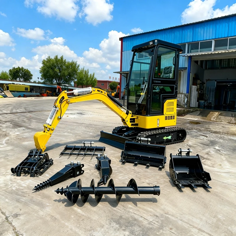 

Мини-экскаватор 0,8 тонны, дизельный, Евро 5, CE EPA, для строительных работ, европейский мини-экскаватор, мини-погрузчик