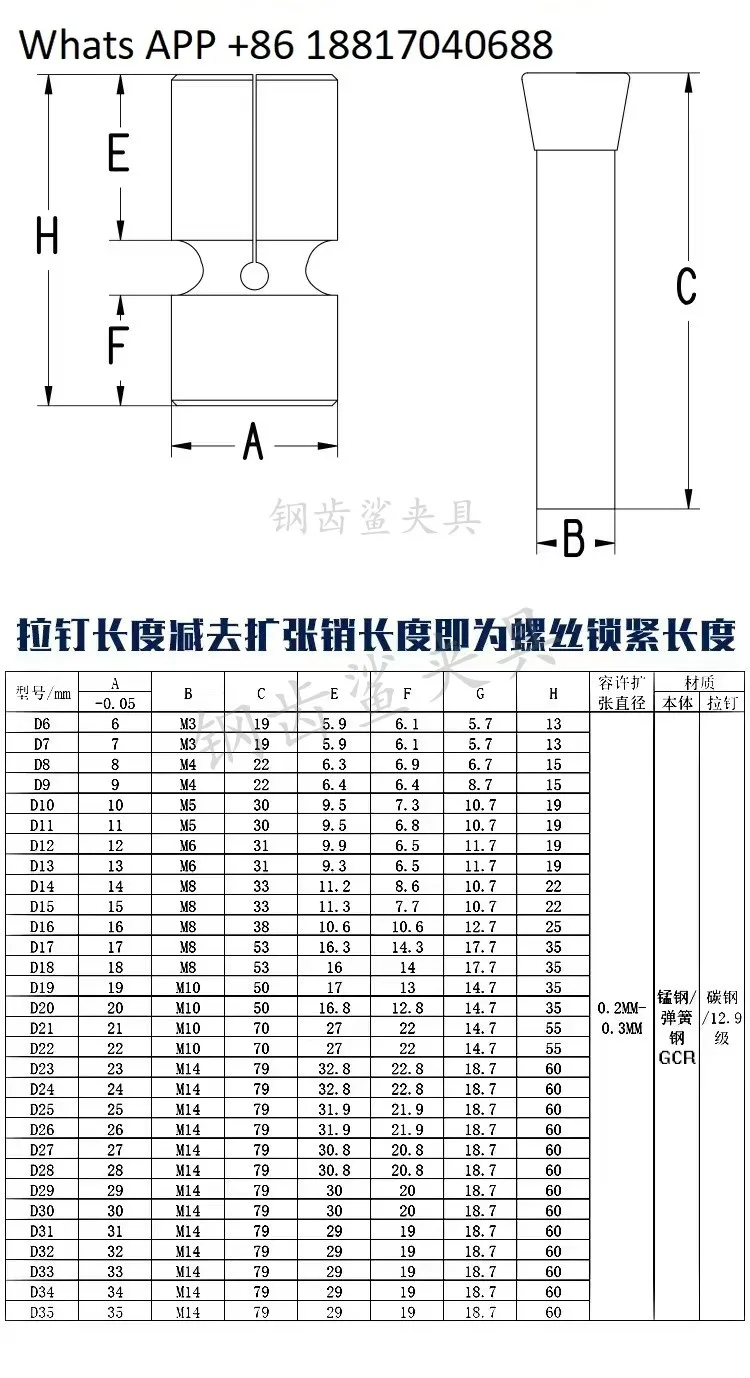 1PC Inner Support Collet CNC Quick Positioning Inner Diameter Expansion Pin Manual Inner Support Clamp Pneumatic  Hole