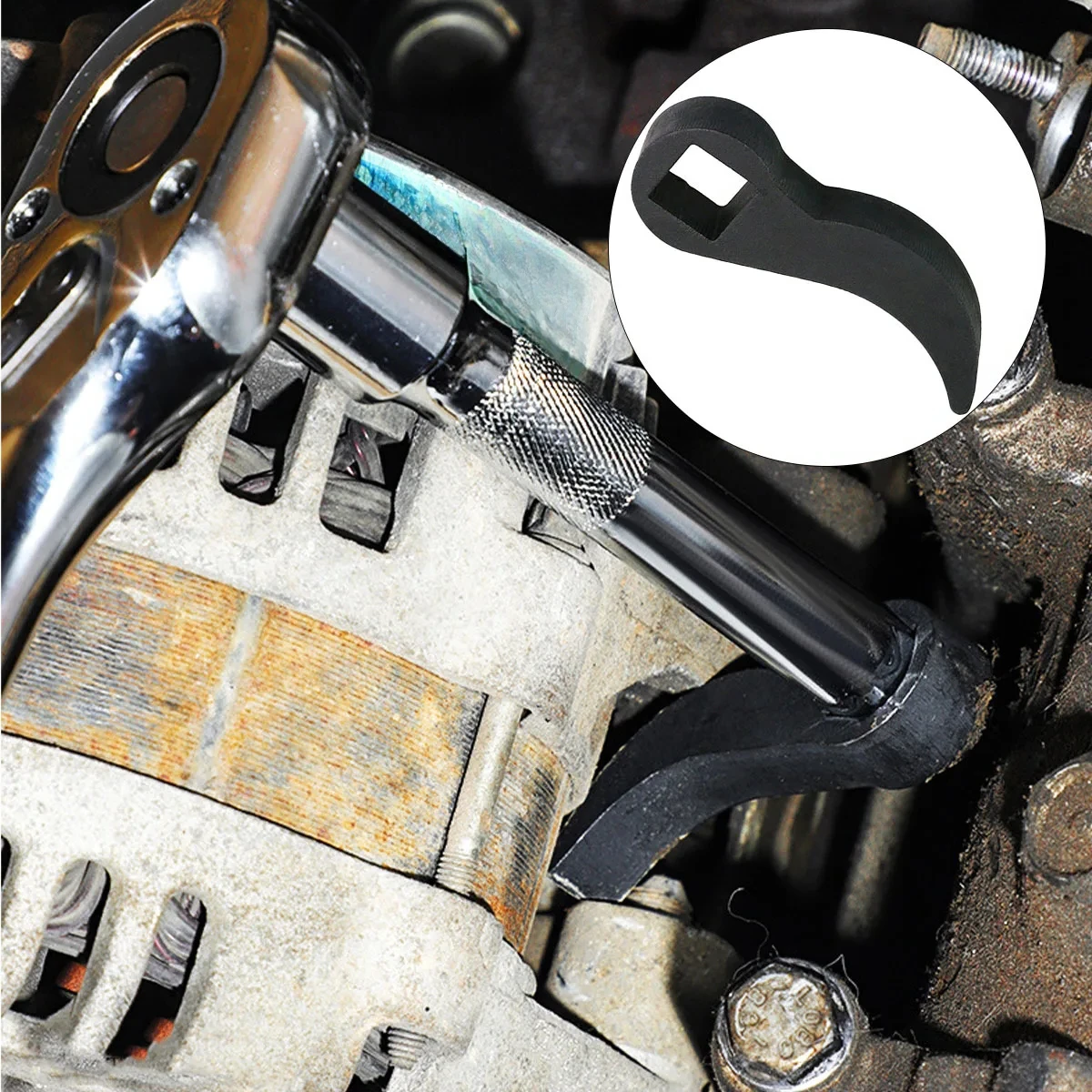 1/2 앵글 타입 두꺼운 하프 액슬 분해 드라이브 오픈 엔드 렌치에 사용되는 프라이 바 어댑터 분해 액슬 수리 도구