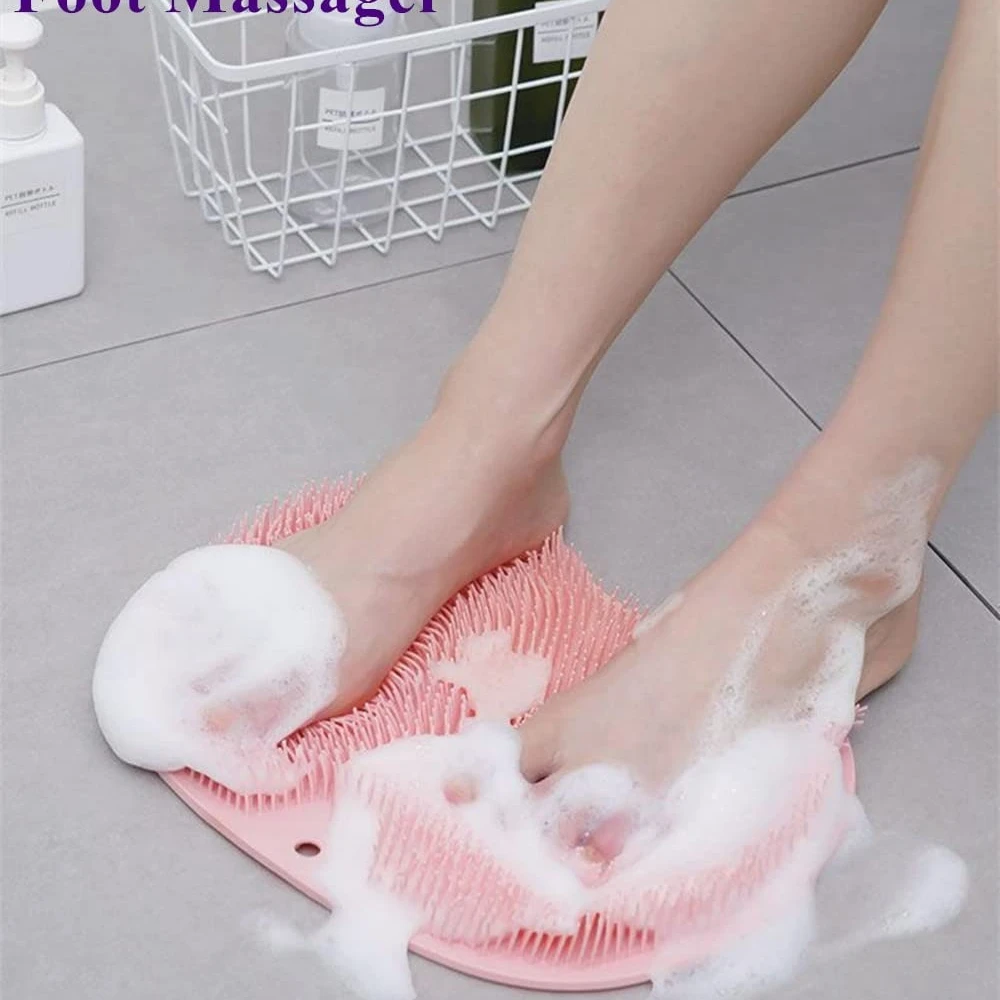 

Lazy NonSlip Bath Pad Remove Dead Skin Easy Clean Body Care Wash Mat Shower Scrubber Massager Back Sucker Brush Bath Accessories