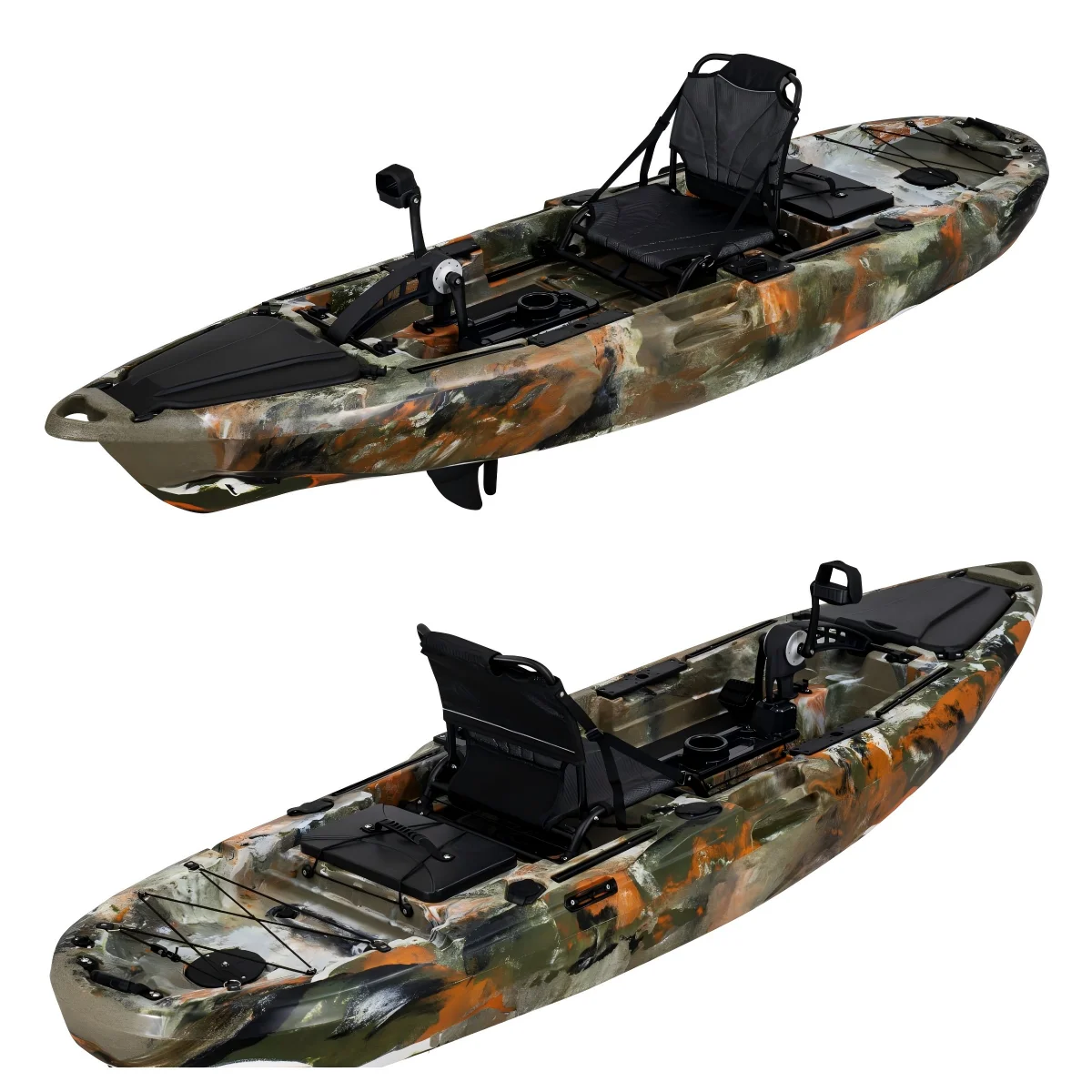 

2024 Propel 10 Fishing Kayak Single Pedal 3.16m Sit-In Canoe Polyethylene Plastic Pedal Drive Boat