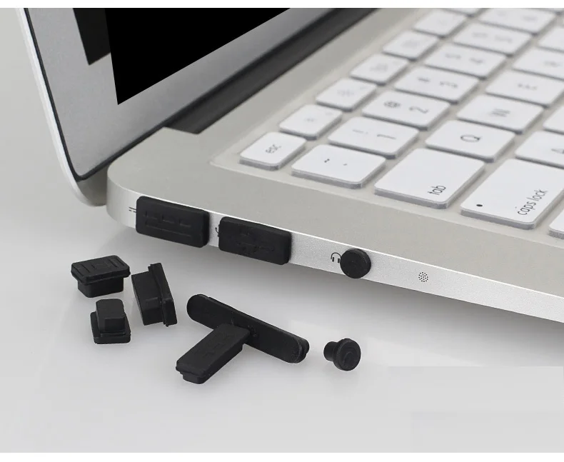 9 Pcs/Lot USB Plug for Macbook Pro 13 CD ROM A1278 Dust Plug Silicon Waterproof Dust-proof For Macbook Pro 13 USB Plug X 2 Bag