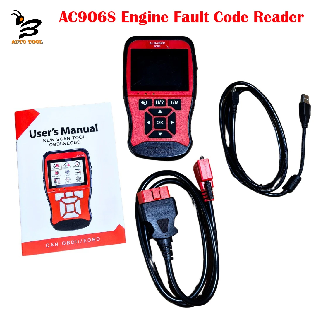 

AC906S OBD2 Engine Fault Code Reader Diagnostic Tools Automotive Fault Diagnosis Instrument Car Scanner